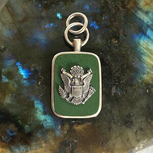 VTG Sterling Silver US Military Reserve Officer Association Charm Mississippi